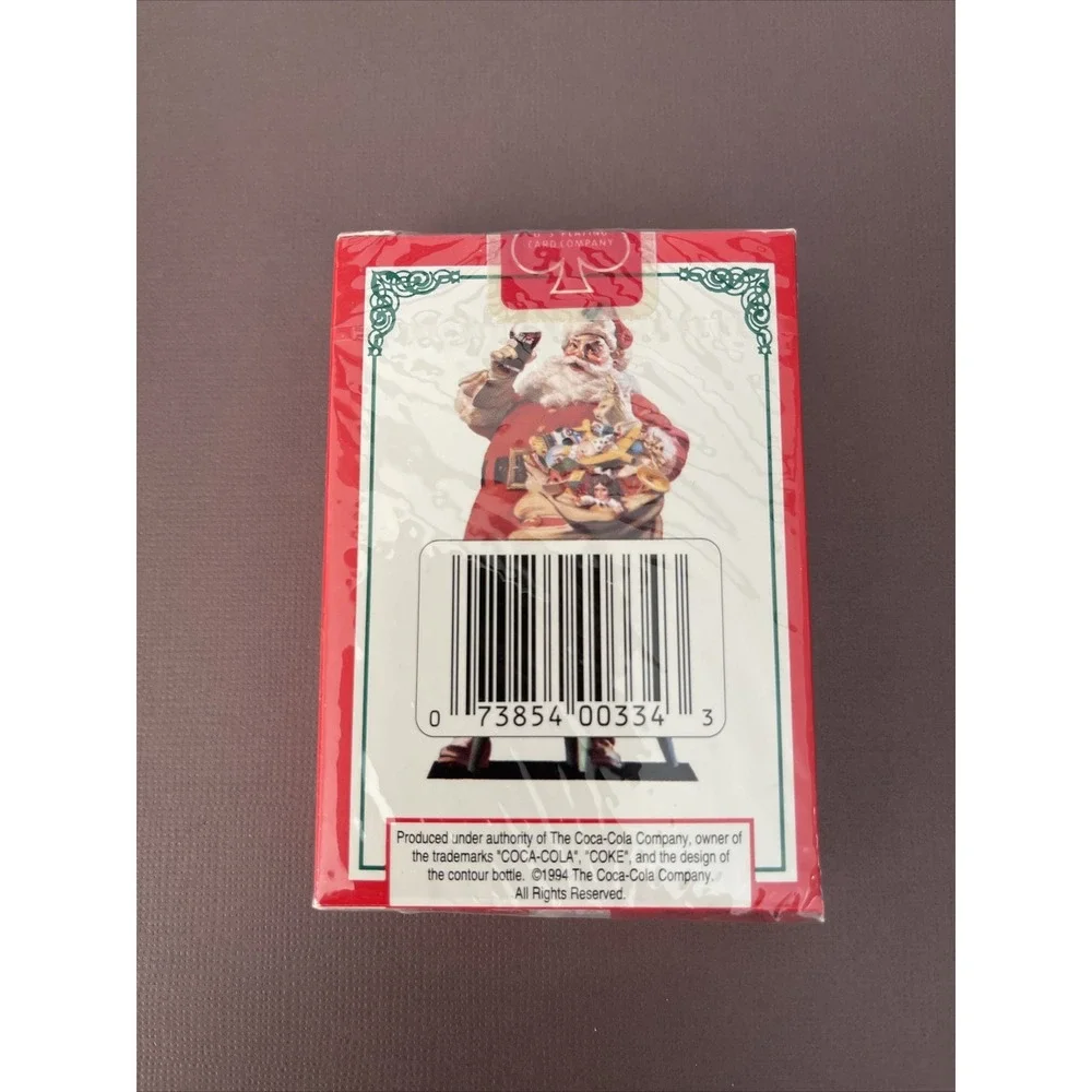 Coke Coca Cola Vintage‎ Playing Cards New Sealed Deck Santa Claus Christmas Game